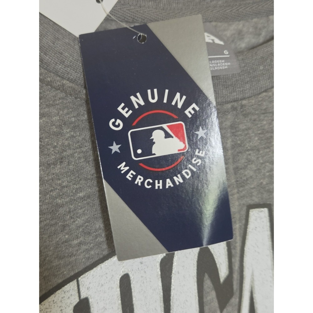 Chicago White Sox Baseball Sweatshirt Crew Size L MLB Gray Fleece Lined NWT - Picture 5 of 7